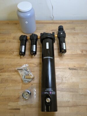 Jupiter Pneumatics 5-Stage Heavy Duty Desiccant Air Dryer 1 Gallon Capacity