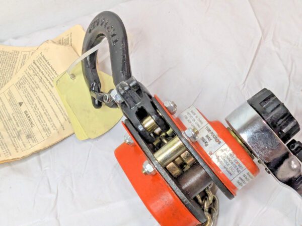 CM Manual Mini-Ratchet Lever Hoist 1100 Lb Capacity 5 Ft Lift 0215
