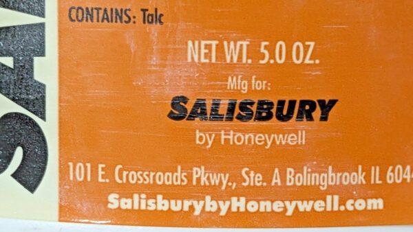 CASE OF 12 Salisbury by Honeywell Glove Dust Powder 5 oz/Bottles 10-4