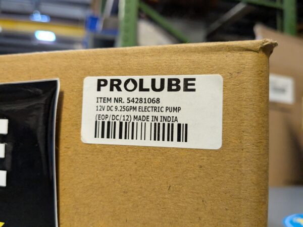 Pro-Lube Electric Fuel / Oil Transfer Pump 9.25 GPM 9 Ft x 3/4 In Hose EOP/DC/12