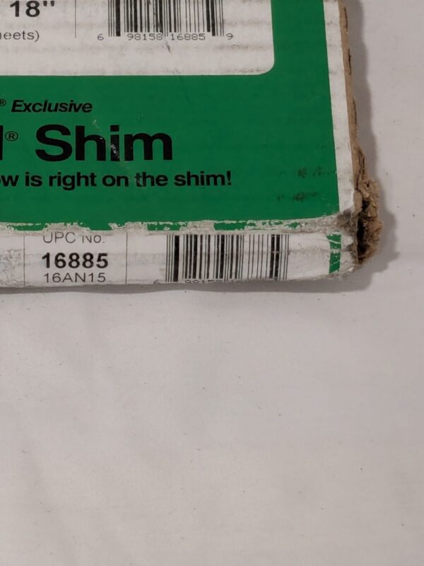 PRECISION BRAND Shim Stock: 0.015'' Thick, 18'' L, 6″ W, 1008/1010 Qty 10 16885
