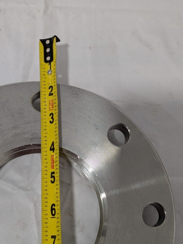 Threaded Pipe Flange 4" Pipe, 9" OD, Stainless Steel, 3/4" Bolt Hole A435-64