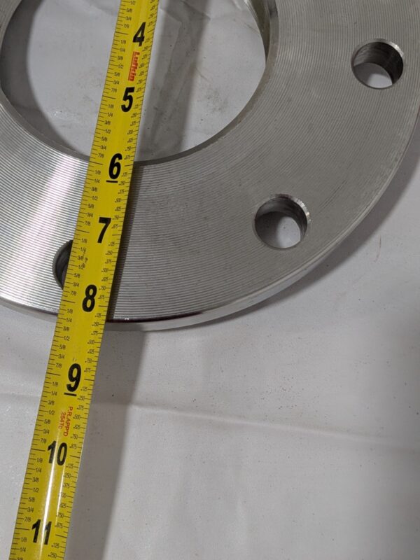 Threaded Pipe Flange 4" Pipe, 9" OD, Stainless Steel, 3/4" Bolt Hole A435-64
