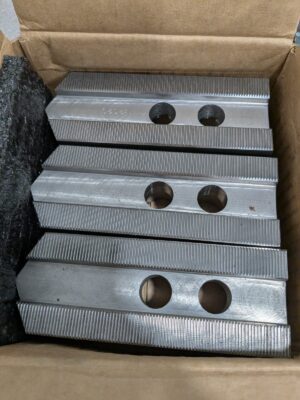 Abbott Soft Lathe Chuck Jaw: Serrated 2" OAW, 2" OAH, 5-1/2" OAL Qty 3 KTTB212S