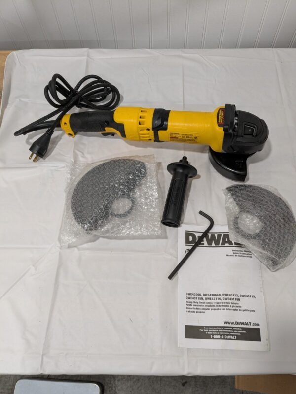 DEWALT 6" Wheel Diam, 11000 RPM, Corded Angle Grinder DWE43066N