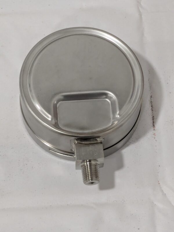 Pressure Gauge: 4" Dial, 300 psi, 1/4" Thread, NPT, Lower Mount WS-PE-GAGE-265