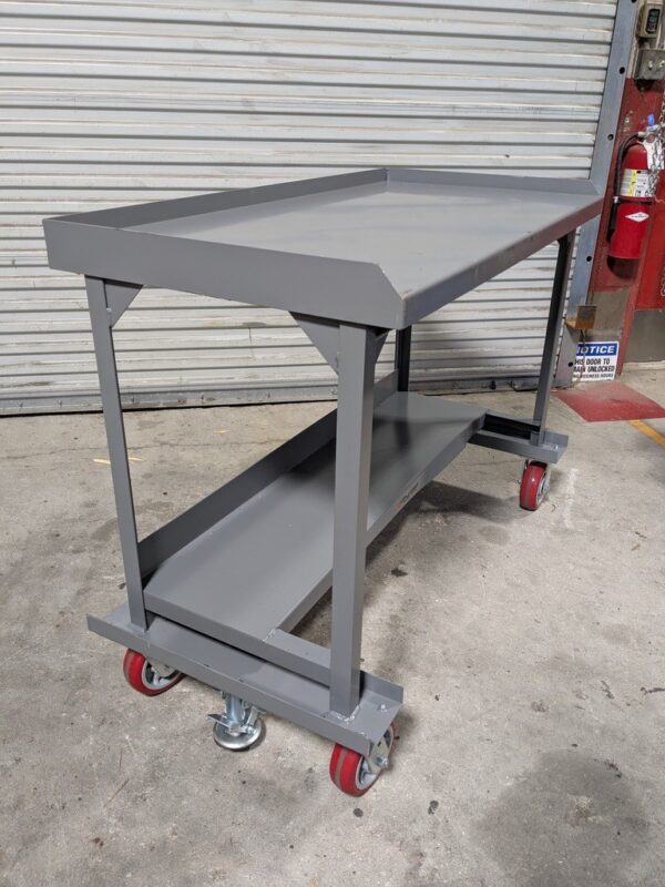 Little Giant Heavy Duty Mobile Work Bench 48" W x 24" D x 36" H 3600 Lb Capacity