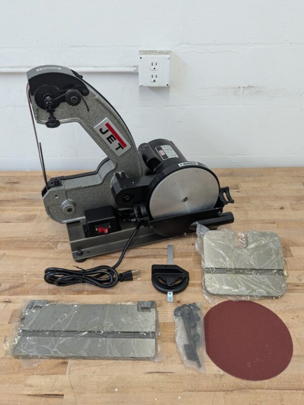 Jet Combination Bench Sander 1" x 42" Belt 8" Disc 1/3 HP 115v 577003