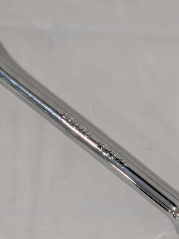 PROTO Quick-Release Ratchet: 3/8" Drive, Round Head 8-1/2" OAL J5257F