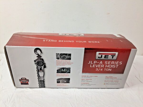 Jet 3/4 Ton Lever Chain Hoist 10 Ft Lift JLP-075A-10 287301