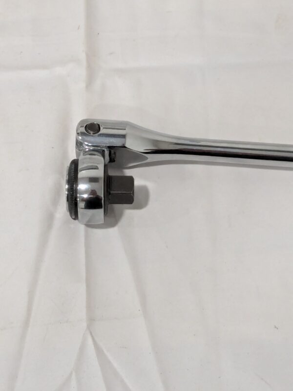 PROTO Quick-Release Ratchet: 3/8" Drive, Round Head 8-1/2" OAL J5257F