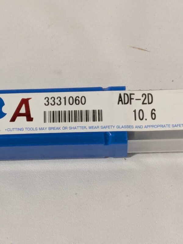 OSG Screw Machine Length Drill Bit: 10.60 mm Dia., 180º 3331060