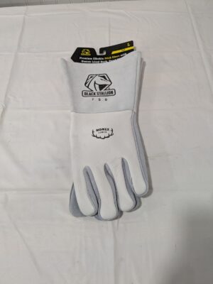 Black Stallion 750 Premium Grain Elkskin Stick Welding Gloves Sz Large