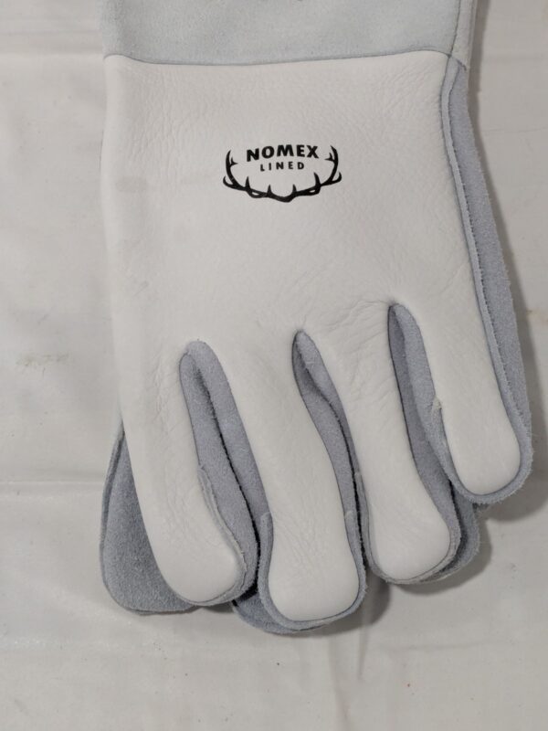 Black Stallion 750 Premium Grain Elkskin Stick Welding Gloves Sz Large