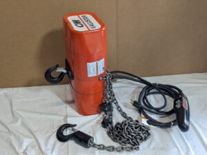 CM Valustar Electric Chain Hoist 1/4 Ton Capacity 10 Ft. Lift 16 FPM 2401-10 FT