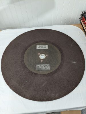EVERETT Cutoff Wheel: Type 1 (01/41), 26" Dia, 7/32" Thick, 1" Hole 232OFG