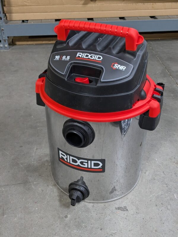Ridgid Portable Electric Wet / Dry Vacuum 16 Gal Stainless Steel Tank 120v 50353