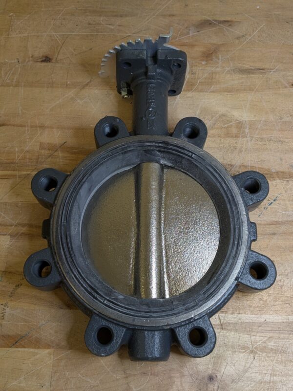 Nibco Ductile Iron Lug Type Butterfly Valve w/ Lever Lock Handle 6" Pipe NLG200K