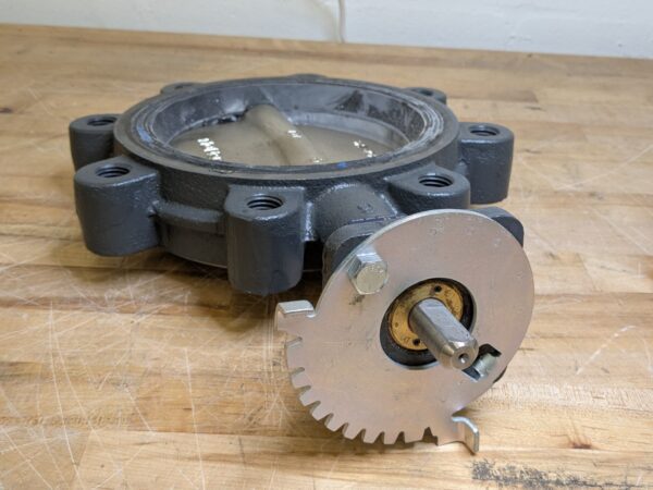 Nibco Ductile Iron Lug Type Butterfly Valve w/ Lever Lock Handle 6" Pipe NLG200K