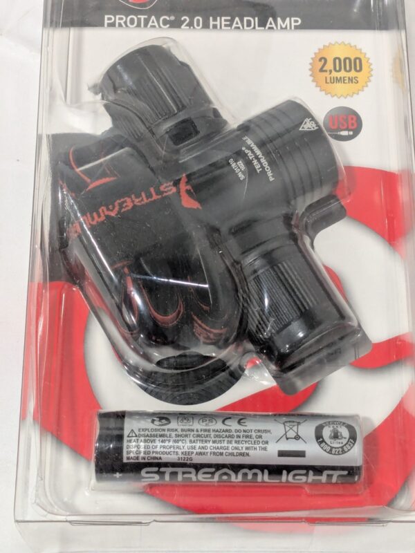 STREAMLIGHT ProTac 2.0 High Lumen USB Rechargeable Headlamp 89001