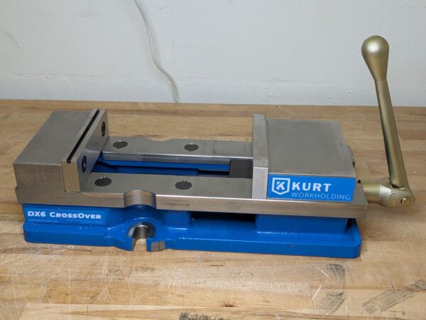 Kurt DX6 CrossOver Precision Machine Vise 6" Jaw Width 9" Opening Capacity