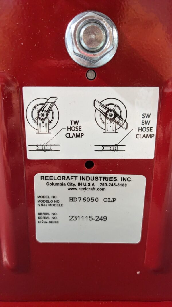 ReelCraft Heavy Duty Hose Reel 50 Ft x 3/8 In 300 PSI Max HD76050 Parts / Repair