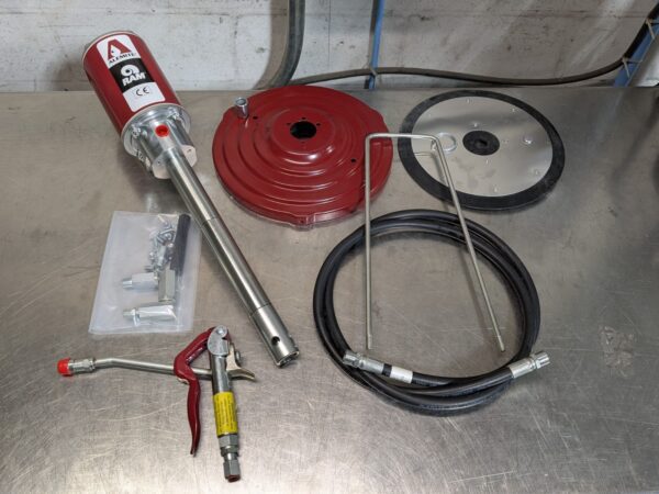 Alemite Ram Air Motor Grease Pump and Cover Assembly for 35 lb. Drums 9911-H1