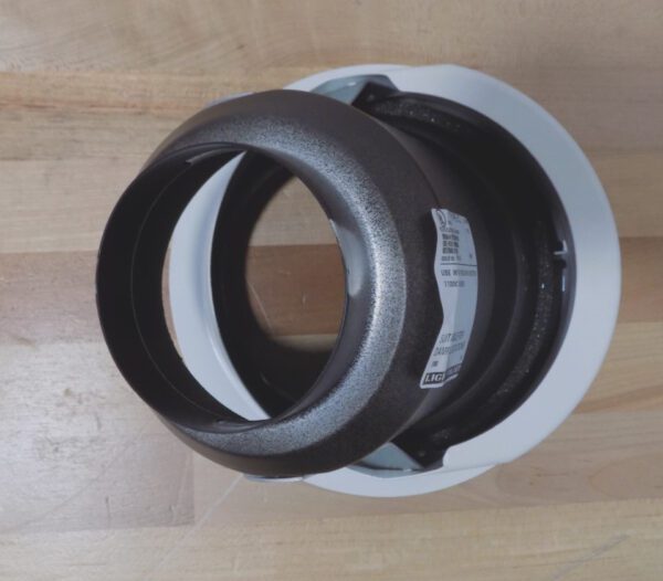Lytecaster 6-3/4" Reflector Trim 30-45 Degree Sloped Ceiling Matte Black /White