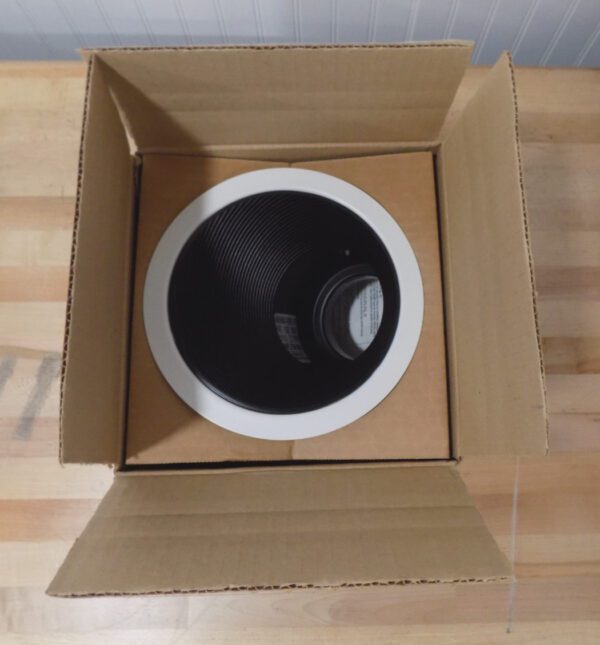 Lytecaster 6-3/4" Reflector Trim 30-45 Degree Sloped Ceiling Matte Black /White