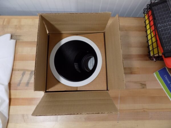 Lytecaster 6-3/4" Reflector Trim 30-45 Degree Sloped Ceiling Matte Black /White