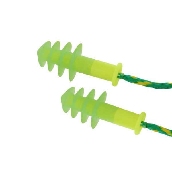 HOWARD LEIGHT Earplug: Rubber, Flanged, No Roll, Corded Qty 183 FUS30S-HP