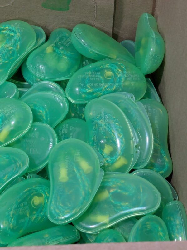 HOWARD LEIGHT Earplug: Rubber, Flanged, No Roll, Corded Qty 183 FUS30S-HP