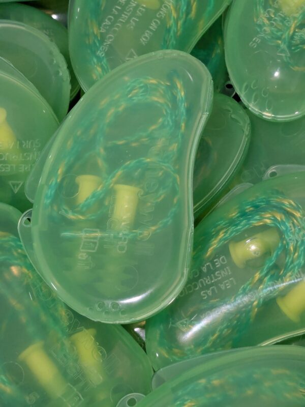 HOWARD LEIGHT Earplug: Rubber, Flanged, No Roll, Corded Qty 183 FUS30S-HP