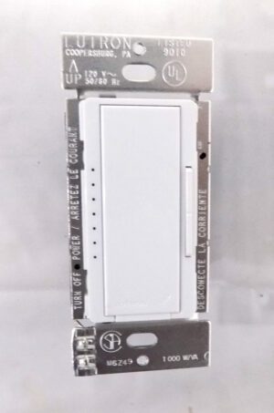 Lutron Maestro Wireless Digital Fade Dimmer Switch MRF2-10D-120-WH White