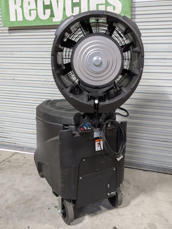Power Breezer Mach 4+ Portable Evaporative Cooler Misting Fan PB-M4 Used