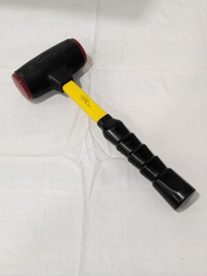 NUPLA Dead Blow Hammer: 2 lb Head, 2" Face Dia, Urethane Head 10062