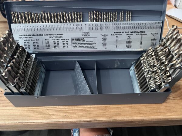 Titan Drill Bit Set: Screw Machine Length Drill Bits 0.04" to 0.5" INCOPMLETE