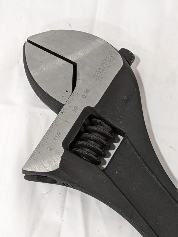 IRWIN Adjustable Wrench: 24" OAL, 2-1/2" Jaw Capacity 1913311