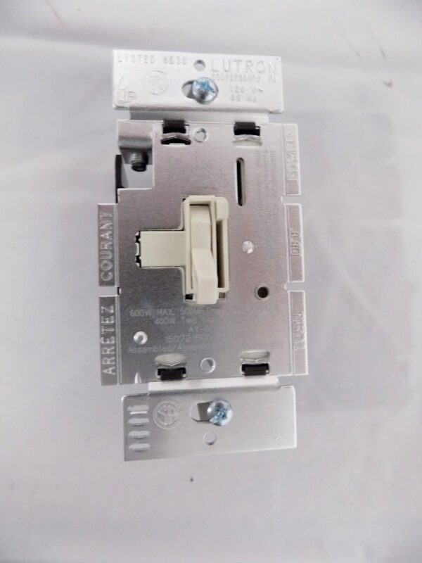 Lutron AY-600P-LA Ariadni 600W Incandescent / Halogen Single Pole Preset Dimmer