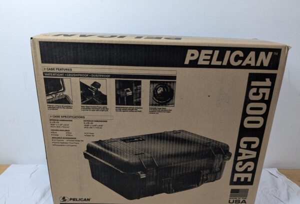 Pelican 1500 Hard Case Black w/Foam 1500-000-110