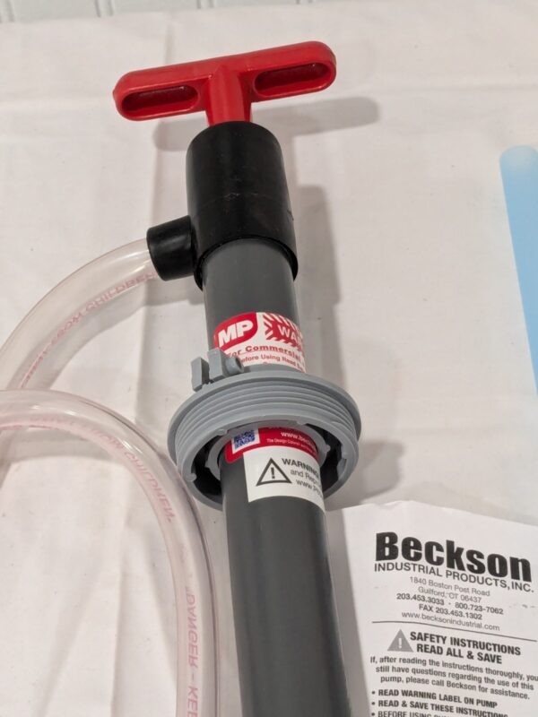 9/16" Outlet, PVC Hand Operated Transfer Pump MP1848S