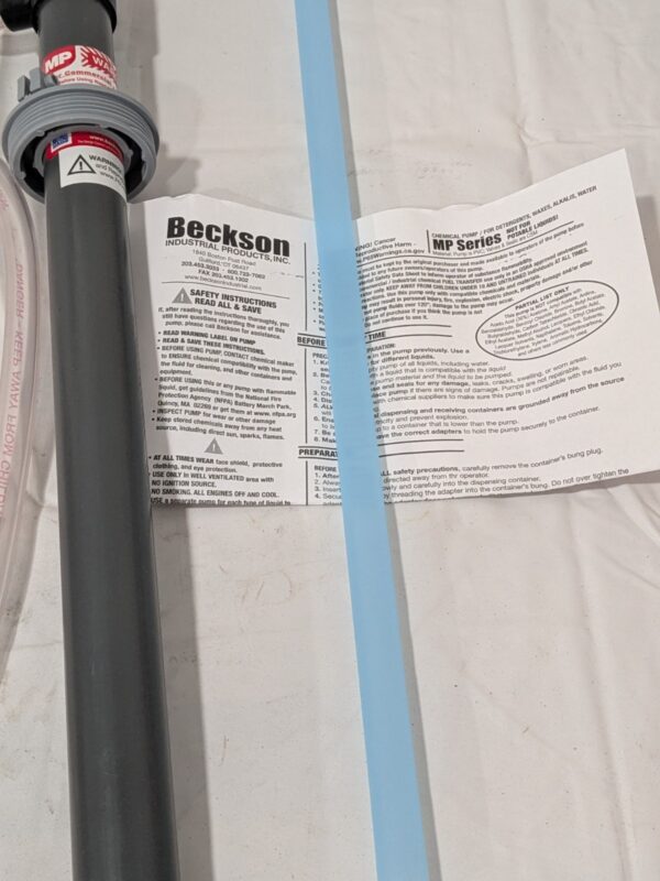 9/16" Outlet, PVC Hand Operated Transfer Pump MP1848S