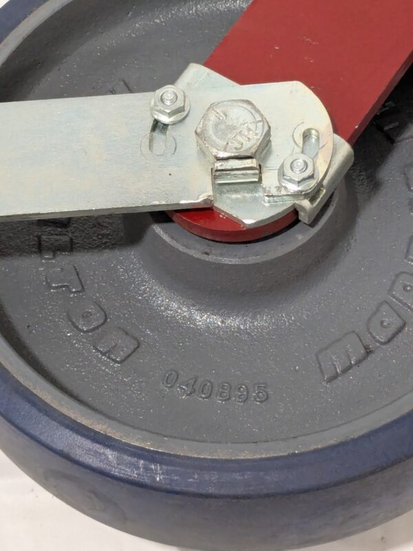 HAMILTON Swivel Top Plate Caster Polyurethane, 8" Dia, 2" Width S-HS-8SPB-4SL-ZB