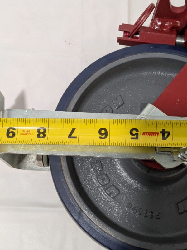 HAMILTON Swivel Top Plate Caster Polyurethane, 8" Dia, 2" Width S-HS-8SPB-4SL-ZB