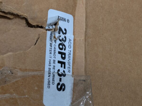 1-1/4" Outlet, PVC Hand Operated Transfer Pump For Acid 236PF3-S