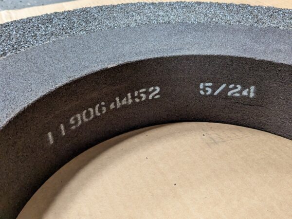 Norton Foundry Grinding Wheel 24" Diameter 3" Thick 12" Center 69083130043