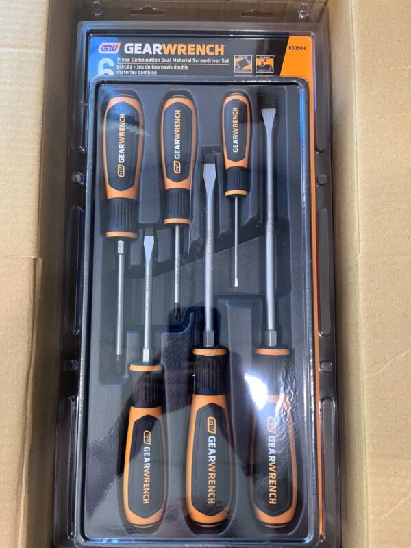 GEARWRENCH Screwdriver Set: 6 Pc, Phillips & Slotted 80050H