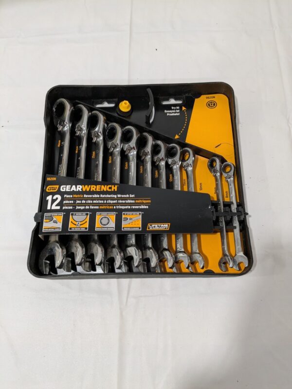 GEARWRENCH Combination Wrench Set: 11 Pc, 8 mm - 19 mm Wrench 9620N MISSING 10mm