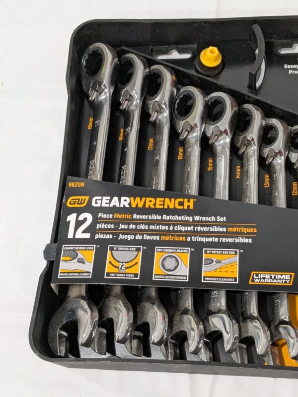 GEARWRENCH Combination Wrench Set: 11 Pc, 8 mm - 19 mm Wrench 9620N MISSING 10mm