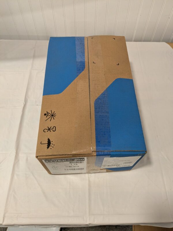 DUPONT Disposable Coveralls Particle Protection Sz L Qty 25 TY120SWHLG002500